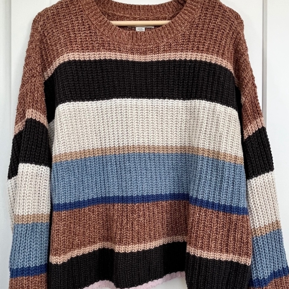 American Eagle Outfitters Multicolor Striped Sweater
